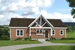 Lake House Plan Front of House 141D-0392