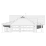 Farmhouse Plan Left Elevation - Glenrock III Craftsman Home 141D-0404 - Shop House Plans and More