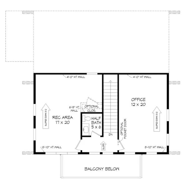 Vacation House Plan Third Floor - Stonebridge Modern Home 141D-0408 - Shop House Plans and More