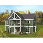 Farmhouse Plan Rear Photo 01 - Eagle Ranch Point Country Home 141D-0414 - Shop House Plans and More