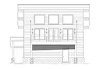 Front Elevation - Eagle Rain Modern Home 141D-0423 - Shop House Plans and More