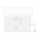 Rear Elevation - Eagle Rain Modern Home 141D-0423 - Shop House Plans and More