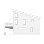 Right Elevation - Eagle Rain Modern Home 141D-0423 - Shop House Plans and More