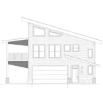 Lake House Plan Right Elevation - Eagle Range Vacation Home 141D-0447 - Shop House Plans and More