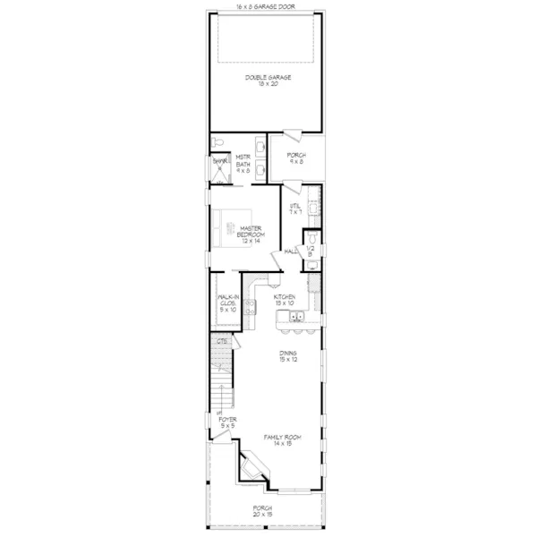 Traditional House Plan First Floor - 141D-0451 - Shop House Plans and More