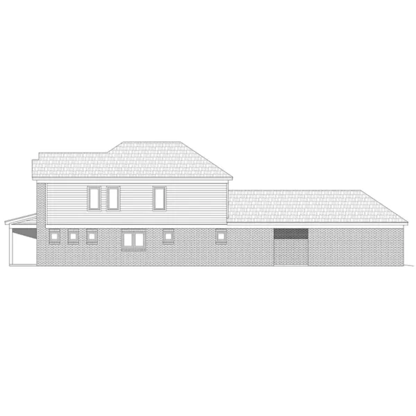 Traditional House Plan Right Elevation - 141D-0451 - Shop House Plans and More