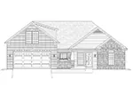 Traditional House Plan Front Elevation - Carolina Springs Ranch Home 141D-0465 - Shop House Plans and More