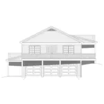 Country House Plan Right Elevation - Arcadia Lake Modern Farmhouse 141D-0471 - Shop House Plans and More