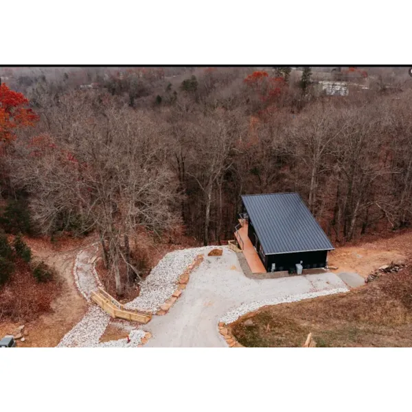 Aerial View Photo 01 - Asheville Mountain Modern Home 141D-0481 - Shop House Plans and More