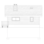 Rear Elevation - Asheville Mountain Modern Home 141D-0481 - Shop House Plans and More