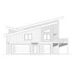 Lake House Plan Right Elevation - Lookout Mountain Modern Home 141D-0482 - Shop House Plans and More