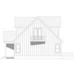 Lake House Plan Right Elevation - Pine Heaven Vacation Home 141D-0484 - Shop House Plans and More