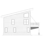 Modern House Plan Left Elevation - Eagle Inlet Vacation Home 141D-0491 - Shop House Plans and More