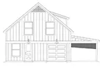 Front Elevation - Bear Creek Pass Relaxing Retreat 141D-0495 - Shop House Plans and More