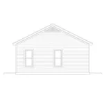 Cabin & Cottage House Plan Left Elevation - Star Prairie Small Home 141D-0496 - Shop House Plans and More