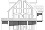 Waterfront House Plan Left Elevation - 141D-0507 - Shop House Plans and More