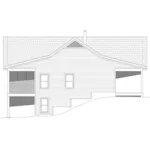 Ranch House Plan Left Elevation - Greers Ferry Craftsman Home 141D-0512 - Shop House Plans and More