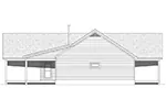 Lake House Plan Left Elevation - Buffalo Circle Rustic Lake Home 141D-0513 - Shop House Plans and More