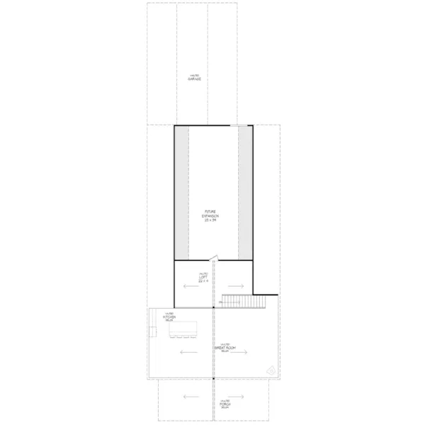 Rustic House Plan Second Floor - Pleasanttown Country Home 141D-0515 - Shop House Plans and More