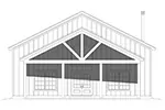 Rustic House Plan Front Elevation - Pleasanttown Country Home 141D-0515 - Shop House Plans and More