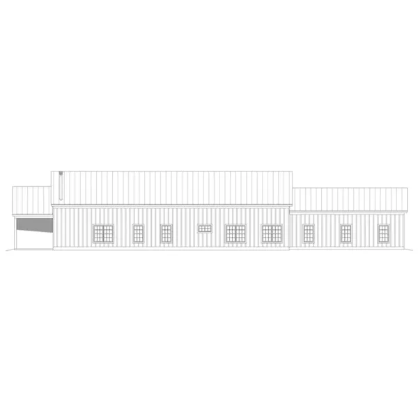 Rustic House Plan Right Elevation - Pleasanttown Country Home 141D-0515 - Shop House Plans and More