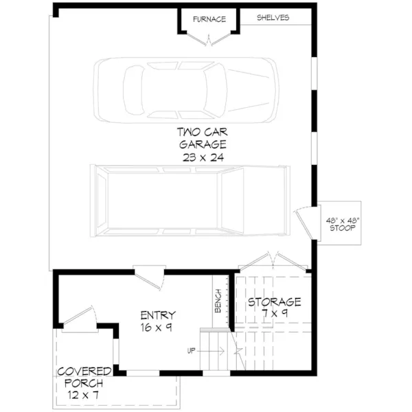 Modern House Plan First Floor - 141D-0518 - Shop House Plans and More