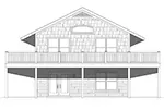 Mountain House Plan Front Elevation - Decked Out Vacation Home 141D-0519 - Shop House Plans and More