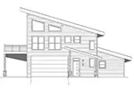 European House Plan Front Elevation - Eagle Peak Modern Home 141D-0520 - Shop House Plans and More