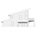 European House Plan Rear Elevation - Eagle Peak Modern Home 141D-0520 - Shop House Plans and More