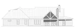 Craftsman House Plan Rear Elevation - 141D-0533 - Shop House Plans and More