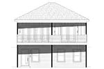 Country French House Plan Front Elevation - Cascades Overlook Vacation Home 141D-0569 | House Plans and More