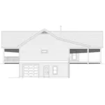 Traditional House Plan Right Elevation - Buffalo Spruce Lake Home 141D-0579 | House Plans and More