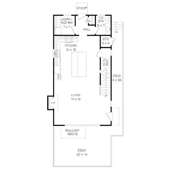 Beach & Coastal House Plan First Floor - Terrapin Ridge Coastal Home 141D-0589 | House Plans and More