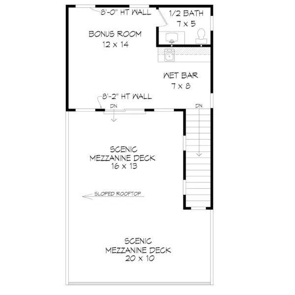 Beach & Coastal House Plan Third Floor - Terrapin Ridge Coastal Home 141D-0589 | House Plans and More