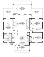 Ranch House Plan First Floor - 141D-0597 | House Plans and More