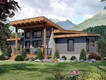 Ranch House Plan Front of Home - 141D-0597 | House Plans and More