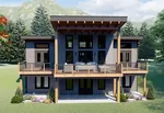 Ranch House Plan Rear Photo 01 - 141D-0597 | House Plans and More