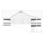 Cabin & Cottage House Plan Left Elevation - Eagle Ranch Lookout Vacation Home 141D-0611 | House Plans and More