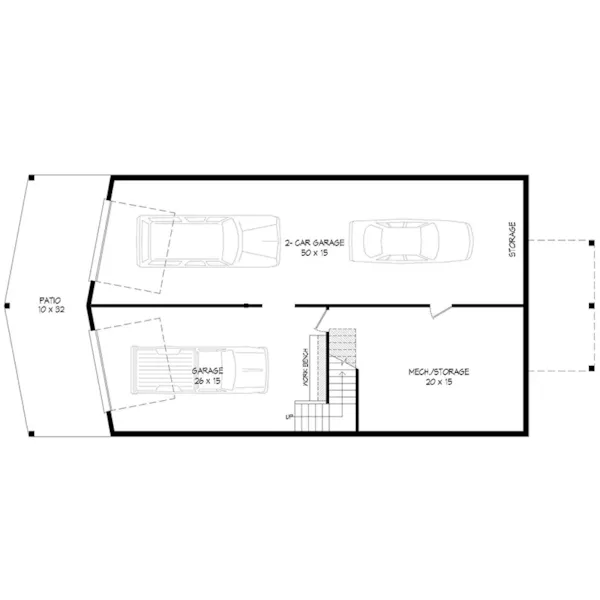 Shingle House Plan Basement Floor - 141D-0614 | House Plans and More