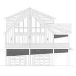 Shingle House Plan Left Elevation - 141D-0614 | House Plans and More