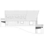 Shingle House Plan Rear Elevation - 141D-0614 | House Plans and More