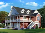 Country House Plan Front of Home - 141D-0624 | House Plans and More