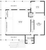 Country House Plan Lower Level Floor - 141D-0624 | House Plans and More