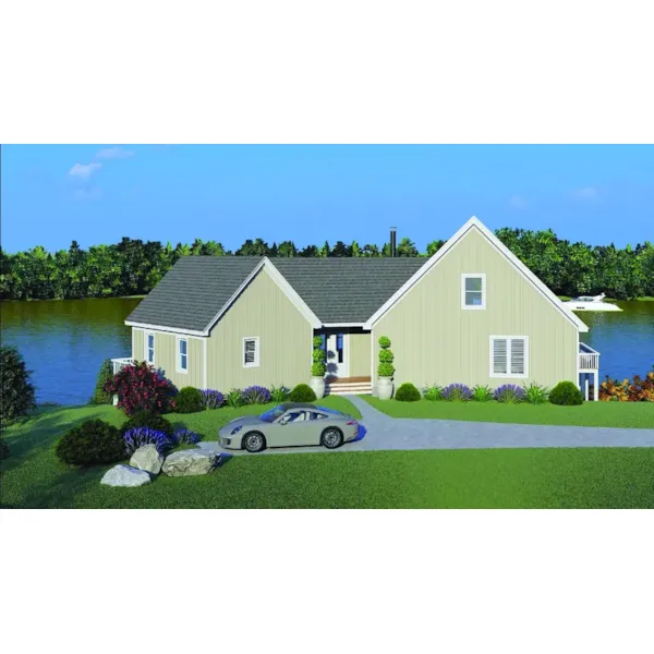 Vacation House Plan Front Photo 01 - 141D-0626 | House Plans and More