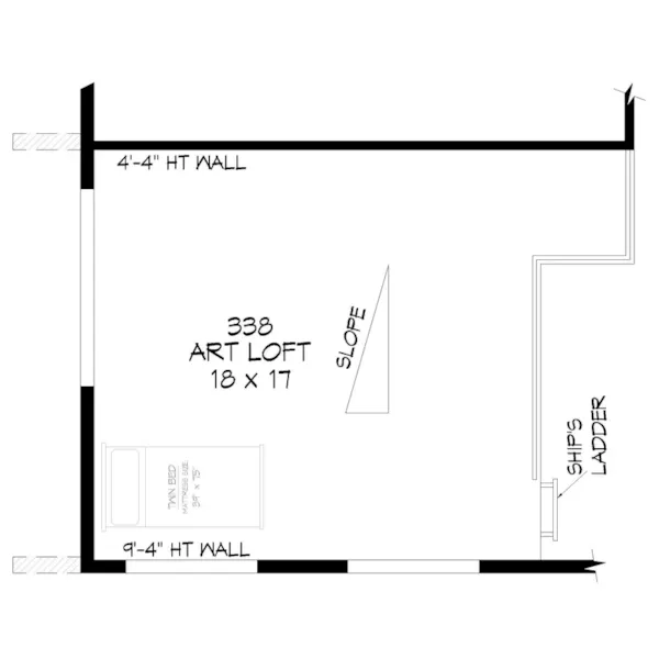 Vacation House Plan Third Floor - Eagle Eye View Vacation Home 141D-0690 | House Plans and More