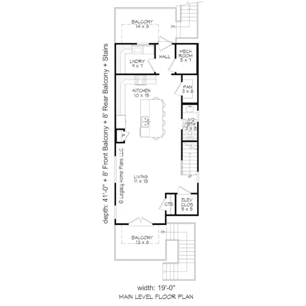 Beach & Coastal House Plan First Floor - Navarre Beach Modern Home 141D-0708 | House Plans and More