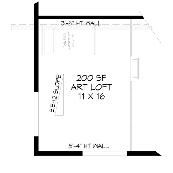 Contemporary House Plan Third Floor - Eagle Park Modern Home 141D-0729 | House Plans and More