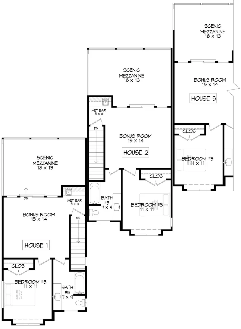 Berm House Plan Third Floor - 141D-0799 | House Plans and More