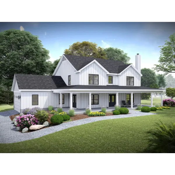 Charming Wrap-Around Porch