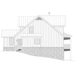 Country House Plan Right Elevation - 141S-0001 - Shop House Plans and More